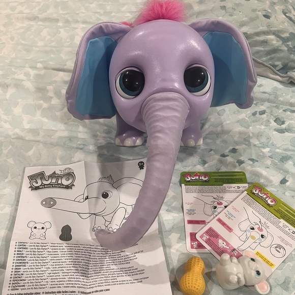Toys Juno The Interactive Baby Elephant Toy Like New With Accessories
